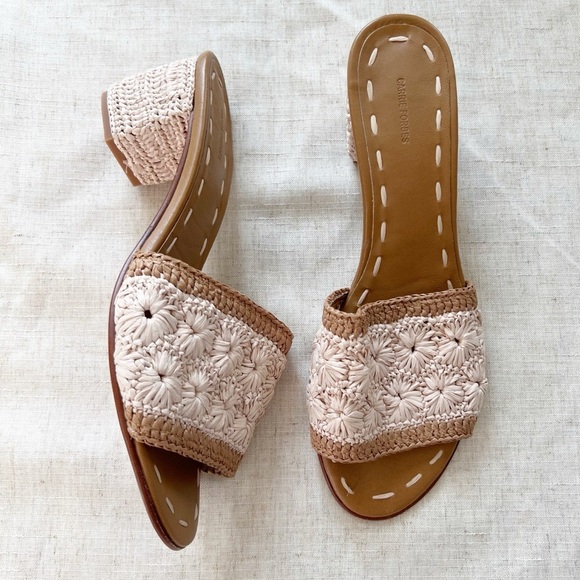 CARRIE FORBES Abdel Raffia Mules - Picture 4 of 14